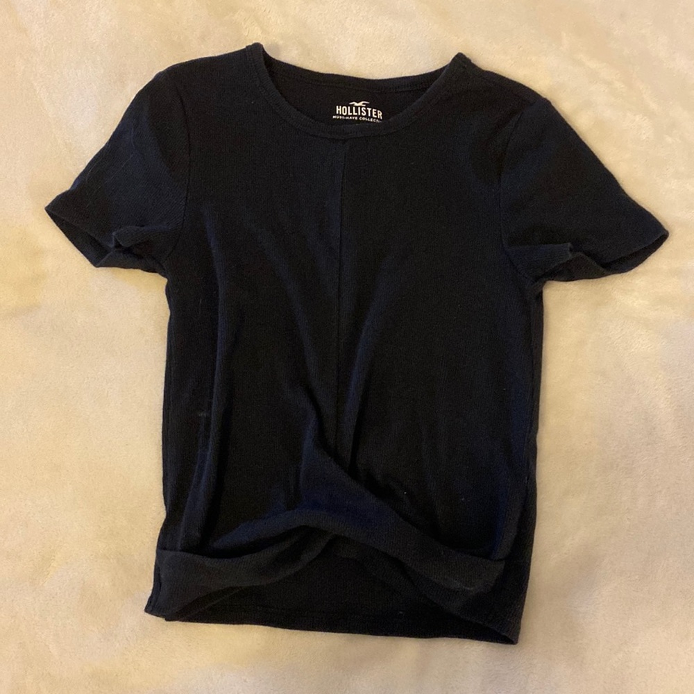 Hollister tie front top